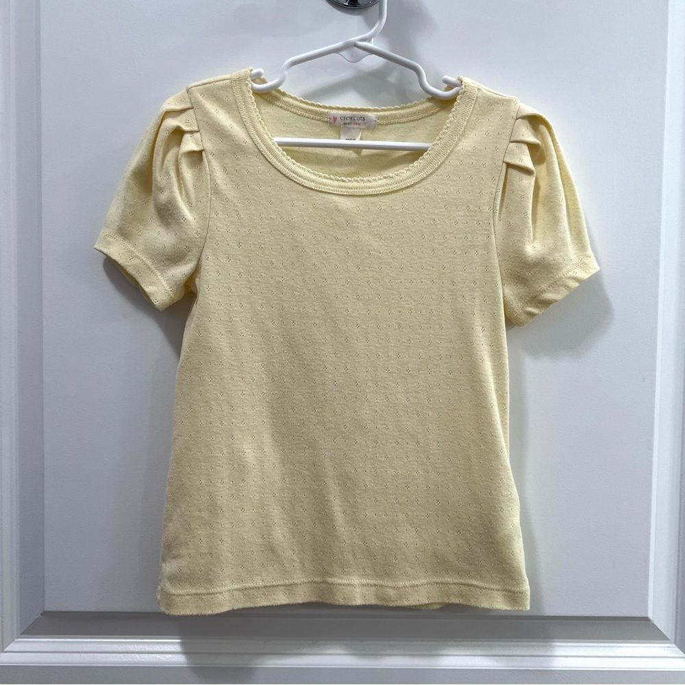 Crewcuts Girls Yellow Top Size XS (4-5)